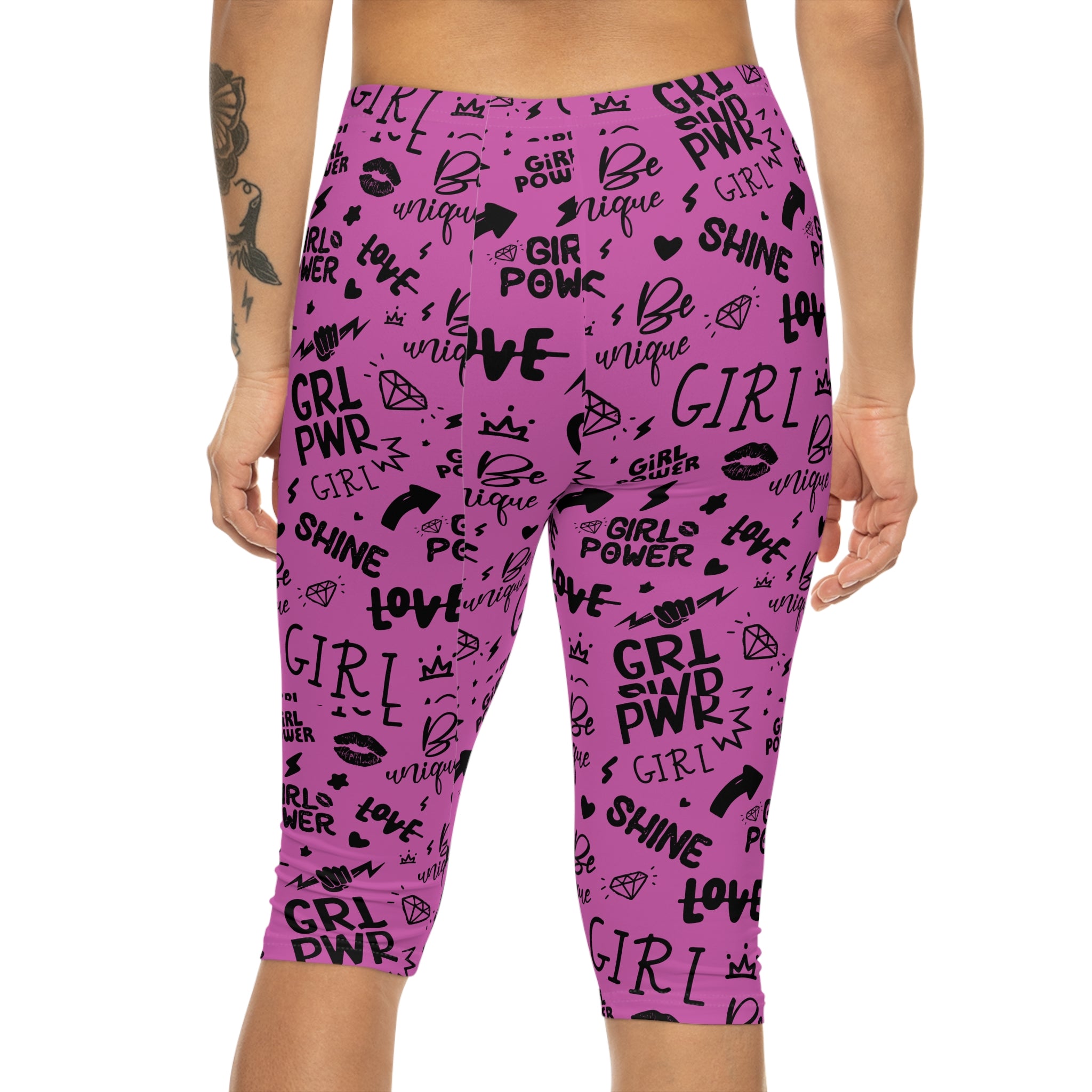 Girl Power Capri Leggings